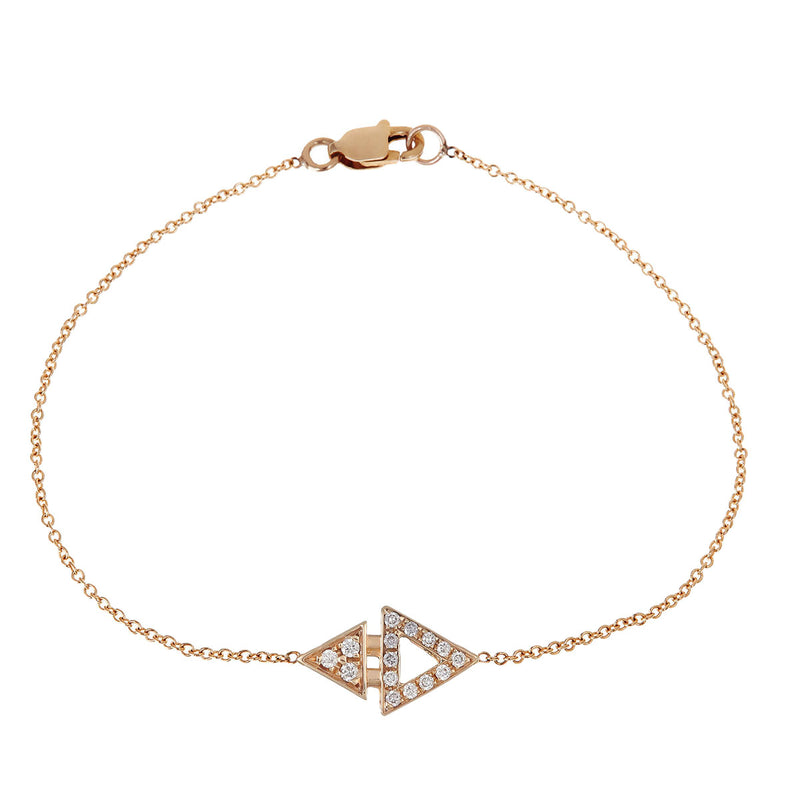 Wholesale elegant classic style triangle iron women's arm bracelet -  Nihaojewelry