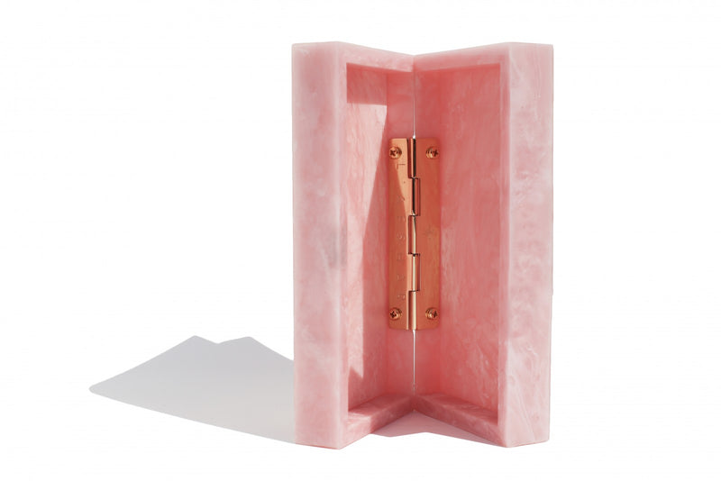 Pink Marble Clutch