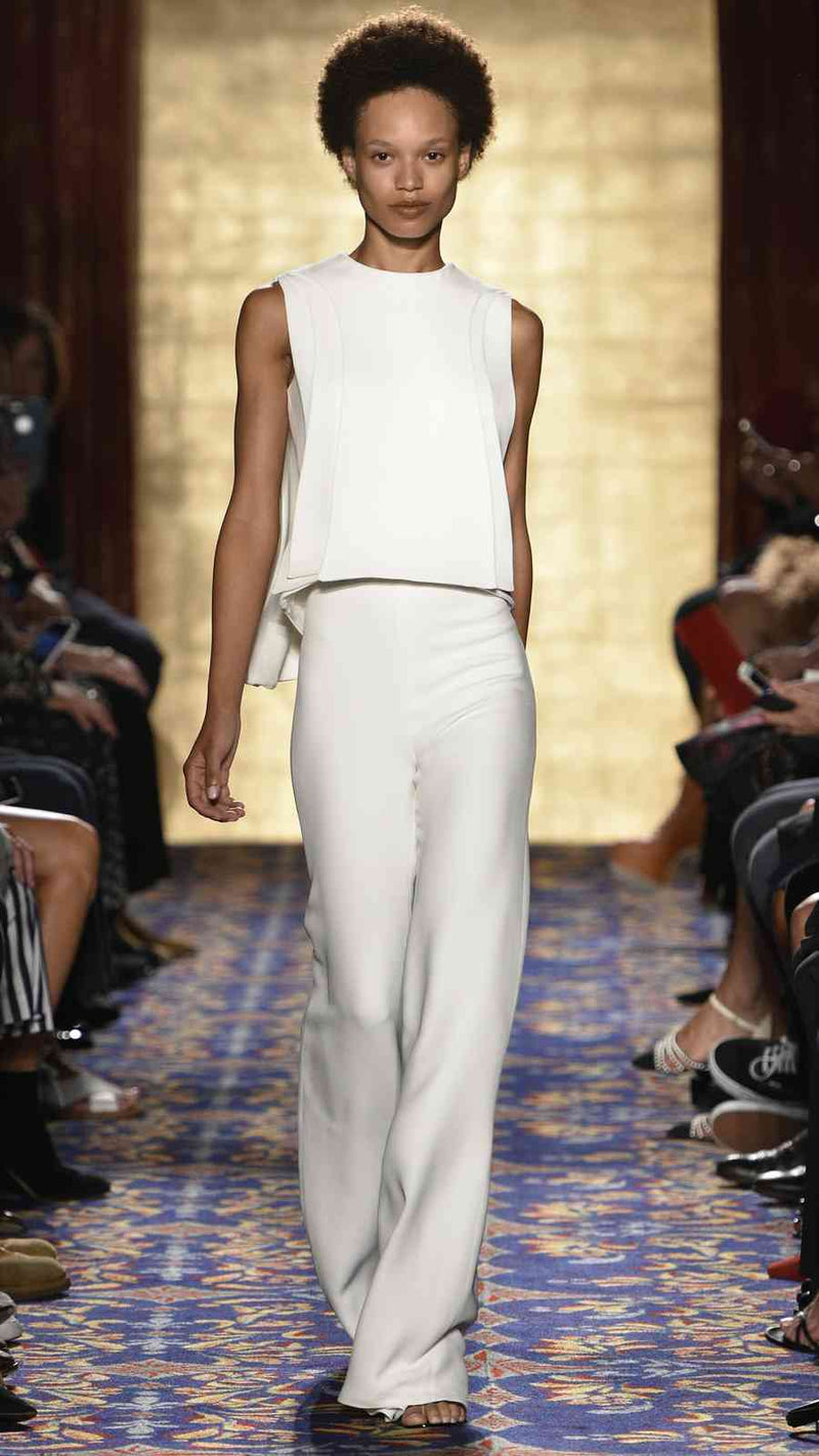 Ivory Classic Trouser by BRANDON MAXWELLIvory Classic Trouser by BRANDON MAXWELL