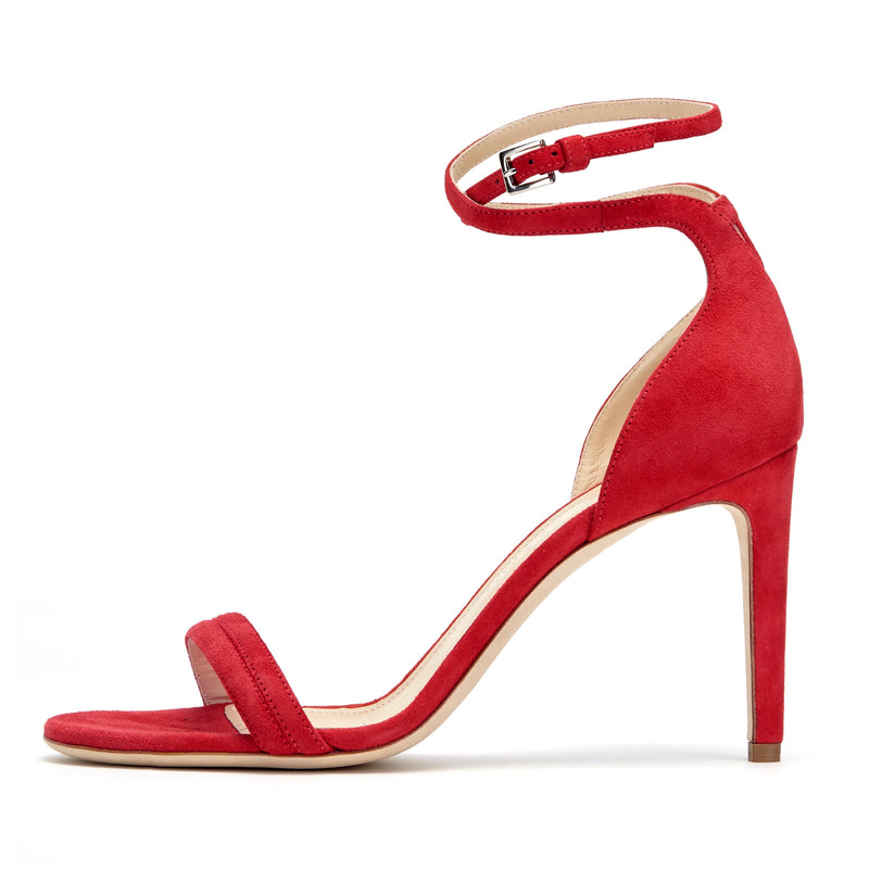 Red Suede Narcissus by CHLOE GOSSELIN