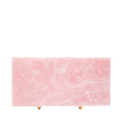 Pink Marble Clutch by L'AFSHAR